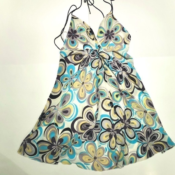 Kopa 100 % silk made in Italy floral dress size L - Picture 7 of 10